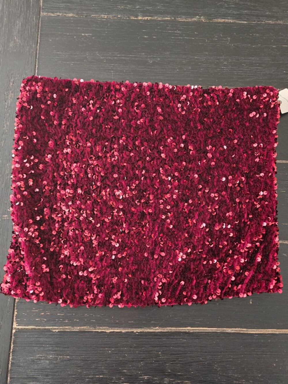 NWT By Anthropologie Sequin Tube Top - Picture 2 of 5